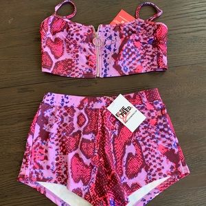 elsie and fred snakeskin set